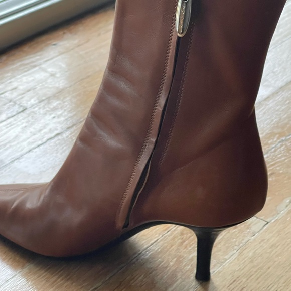 Sergio Rossi brown leather boots size EU 38 - Picture 2 of 7